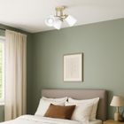 Activejet, Emily, lampa wisząca, gold, E27 3-40W