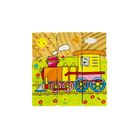 Adar, drewniane klocki obrazkowe, 9 elementów