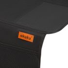 Akuku, mata pod fotelik samochodowy, krótka, czarna