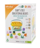 Akuku, wiaderko edukacyjne z klockami