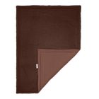 Albero Mio, Cotton Muślin & Boucle, kocyk boucle, brąz, 75-100 cm