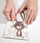 Alexander, Piaskowe malowanki, wielkanocny kurczaczek i zajączek, zestaw artystyczny