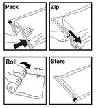 Alpina, worek próżniowy do przechowywania ubrań, 60-80 cm