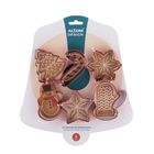 Altom Design, komplet 6 wykrawaczy nierdzewnych, Christmas Cookies