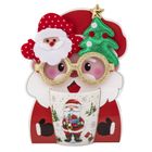 Altom Design, kubek Mikołaj nbc, 400 ml, z okularami świątecznymi, w opasce