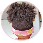 Anek dla Dzieci, lalka bobas z kokardą, różowa