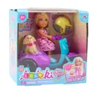 Ankiki, laleczka na skuterze trójkołowym z pieskiem