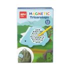 Apli Kids, Dinozaur Triceratops, mała magnetyczna tablica, zawieszka