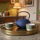 Aromelio, Kamin, czajnik żeliwny z zaparzaczem, 900 ml