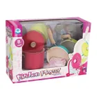 Askato, zestaw garnków metalowych, 8 elementów