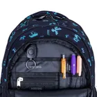 Astrabag, plecak szkolny, 3-komorowy, Dark Pixel