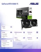 Asus, karta graficzna, GeForce RTX 5060 Ti Dual OC 8GB GDDR7 128BIT 3DP/HDMI