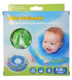 Baby Swimmer, dmuchany kołnierz do pływania z grzechotką, okrągły, 6-36 kg
