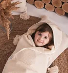 BabyMatex, Maxi, okrycie kąpielowe, niemowlęce, ecru, 100-100 cm