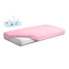 BabyMatex, prześcieradło z gumką, frotte, różowe, 60-120 cm