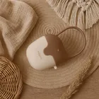 BabyOno, pojemnik na smoczek, słonik, beżowy