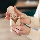 BabyOno, silikonowy pojemnik na smoczek, beżowy