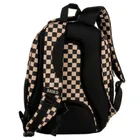 BackUp, plecak szkolny, 3-komorowy, Szachownica beż