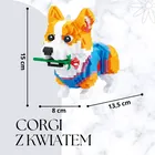 Balody, Pies Corgi z kwiatem, klocki konstrukcyjne, 997 elementów