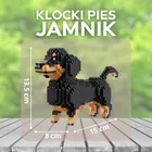Balody, Pies Jamnik mały, klocki konstrukcyjne, 836 elementów