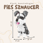 Balody, Pies Sznaucer duży, klocki konstrukcyjne, 2100 elementów