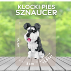 Balody, Pies Sznaucer mały, klocki konstrukcyjne, 934 elementów