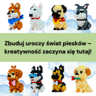 Balody, Piesek mini Shih tzu, klocki konstrukcyjne, 200 elementów
