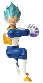 Bandai, Dragon Ball Super Attack, Super Saiyan Blue, Vegeta, figurka kolekcjonerska, 18 cm