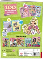 Barbie. 100 brokatowych naklejek