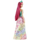 Barbie, Dreamtopia, lalka księżniczka, ciemnoróżowe włosy
