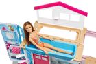 Barbie, dwupoziomowy domek Barbie, zestaw z lalką i akcesoriami