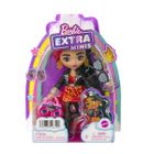 Barbie, Extra Minis, mała lalka, czerwono-czarne włosy