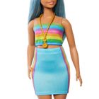 Barbie, Fashionistas, Tęczowo-niebieski komplet, lalka