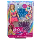 Barbie, lalka syrena i brokatowy slime, zestaw