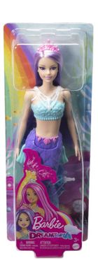 Barbie, lalka syrenka, fioletowo-niebieski ogon