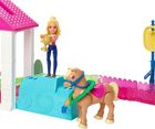 Barbie, On the Go, Wyścig kucyków, zestaw z kucykiem i lalką