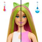 Barbie, Pop Reveal, pachnąca lalka kotek i figurka zwierzątka, zestaw z niespodziankami