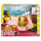 Barbie, skuter ze szczeniaczkiem