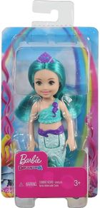 Barbie, Syrenka Chelsea, mała laleczka #4, niebieska