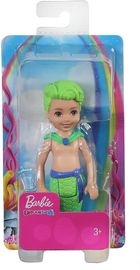Barbie, Syrenka Chelsea, mała laleczka chłopiec #6, zielona