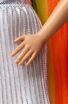 Barbie, Tęczowe włosy, lalka z akcesoriami