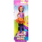Barbie w świecie gier, lalka z kolorowymi włosami