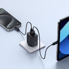 Baseus, Cube C+U, ładowarka sieciowa, cluster black, 30W