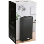 Bathroom Solutions, Delta, kosz na śmieci, metalowy, czarny, 30l