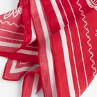 Bawełniana czerwona bandana unisex NOWEAR