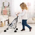 Bayer Design, Buggy, wózek spacerówka dla lalek z torbą, szary