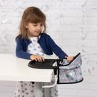 Bayer Design, krzesełko stołowe do karmienia lalek, szare