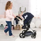 Bayer Design, Xeo Combi, głęboki wózek dla lalek z torbą, niebieski