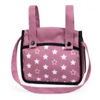 Bayer Design, Xeo Combi, głęboki wózek dla lalek z torbą, różowy w gwiazdki