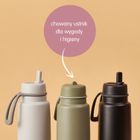 b.box, Shadow, butelka termiczna ze składanym ustnikiem, stal nierdzewna, 1l